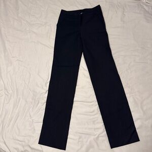 ba&sh Navy Blue Straight Leg Trousers - Size 0 (US XS)